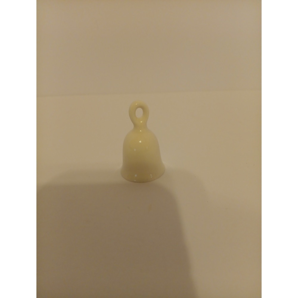 DANIELLE Personalized Holly Berries White Porcelain Bell 1.75"x1" Christmas - Picture 2 of 5